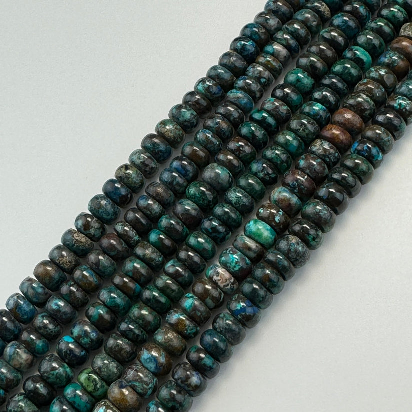 Polished Rondelle Stone Beads