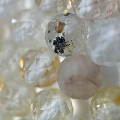 Topaz Faceted Round Beads image 3