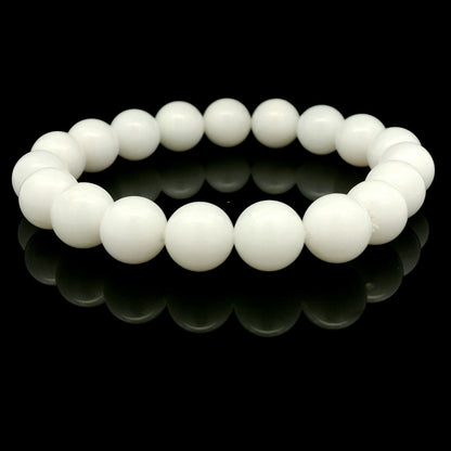 White Opal Bracelet AAA – Natural Gemstone Jewelry