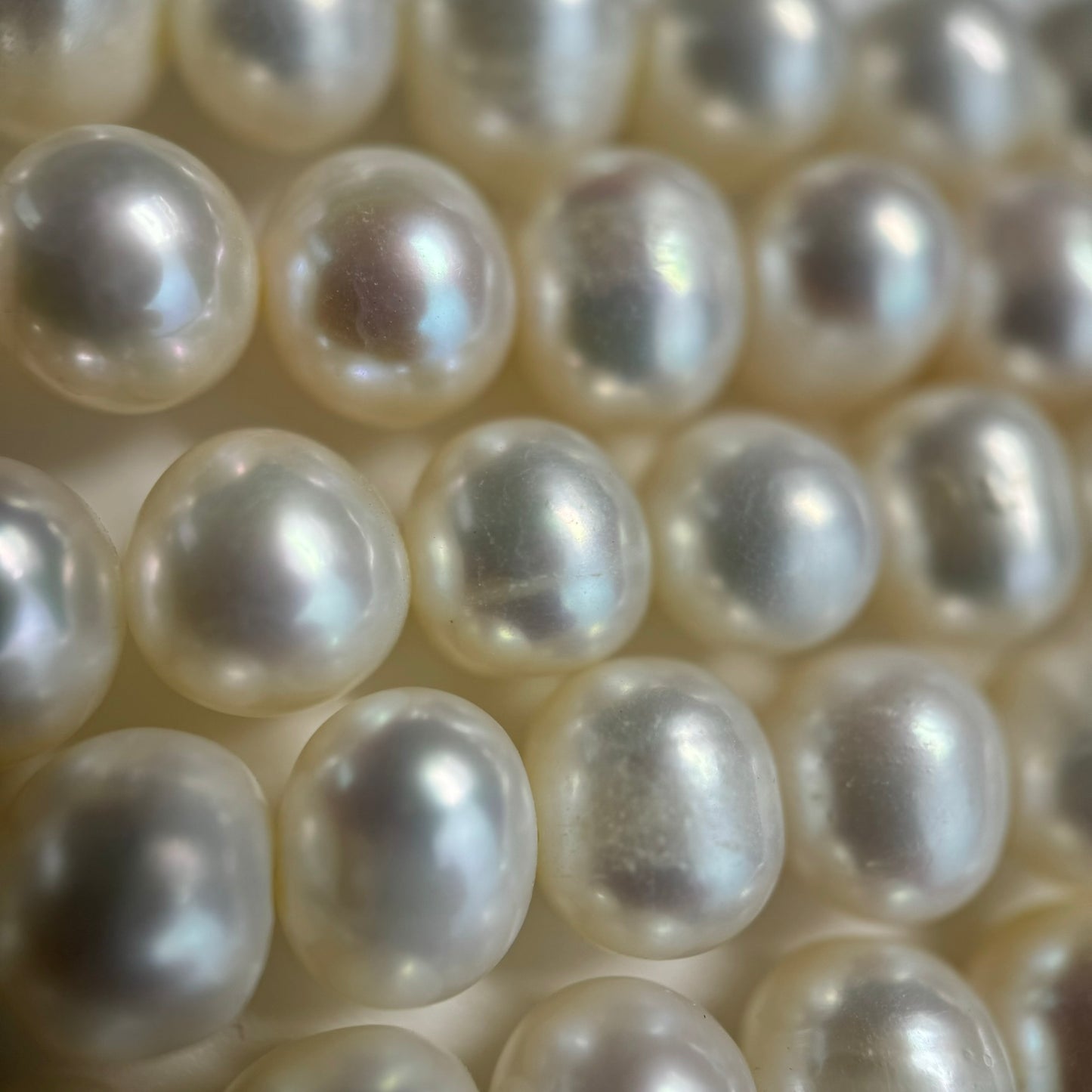 Assorted Color Pearl  6.5x7.5mm (Gray, Peach, Pink and White) image 8
