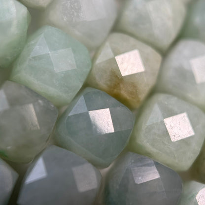 Burmese Jade Square Beads image 3