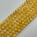 Honey Calcite Polished Round Beads image 3