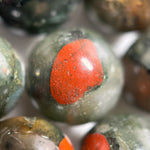African Bloodstone Polished Round Beads image 1
