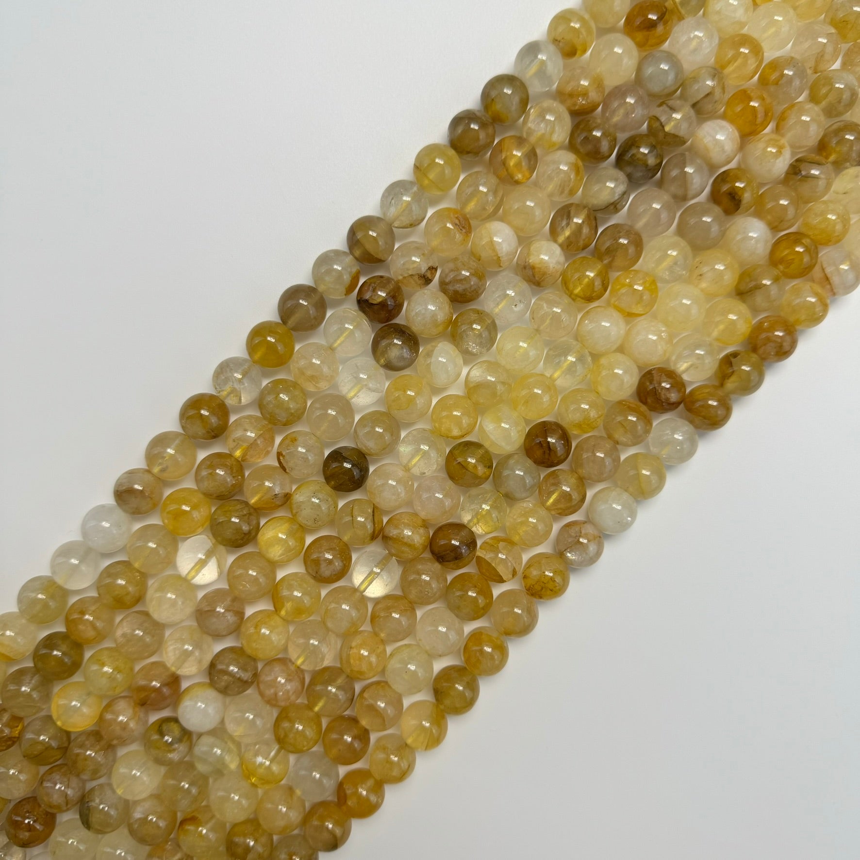 Golden Healer Quartz Polished Round Beads image 6