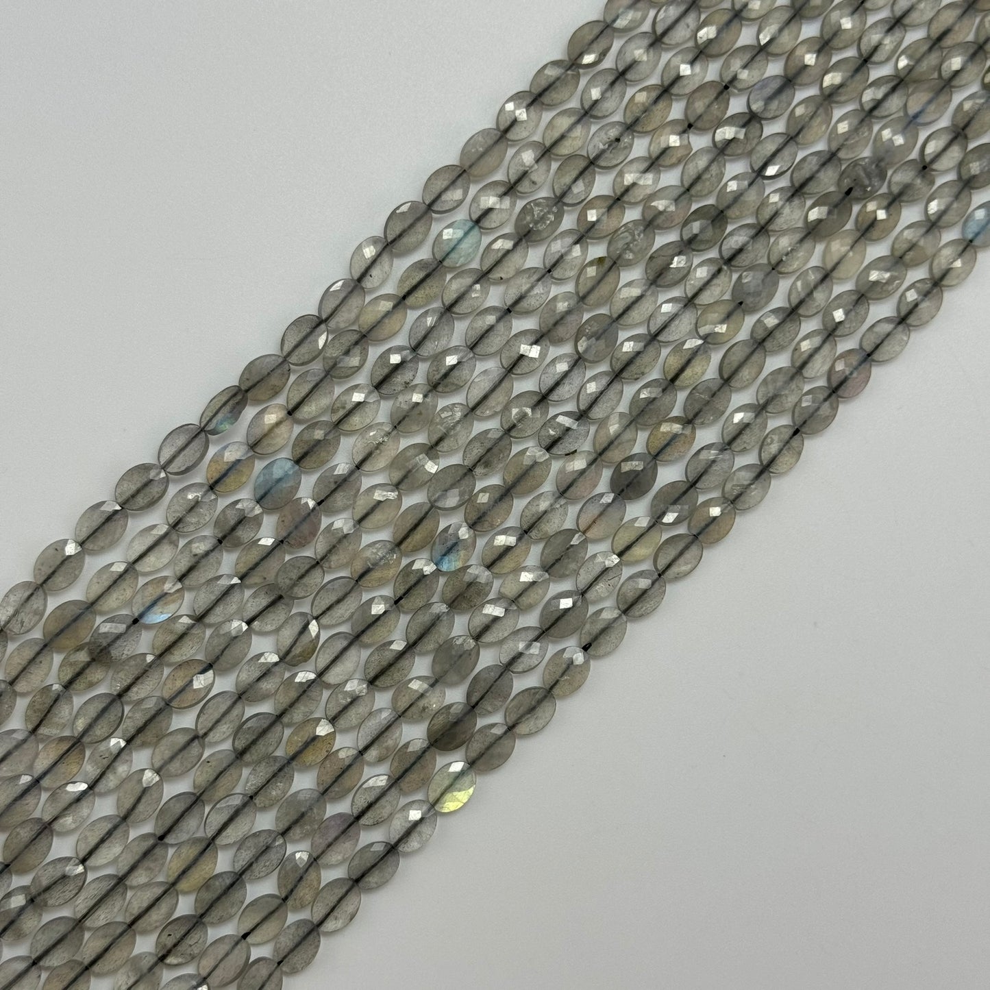 Labradorite Faceted Oval Beads (AA) image 7
