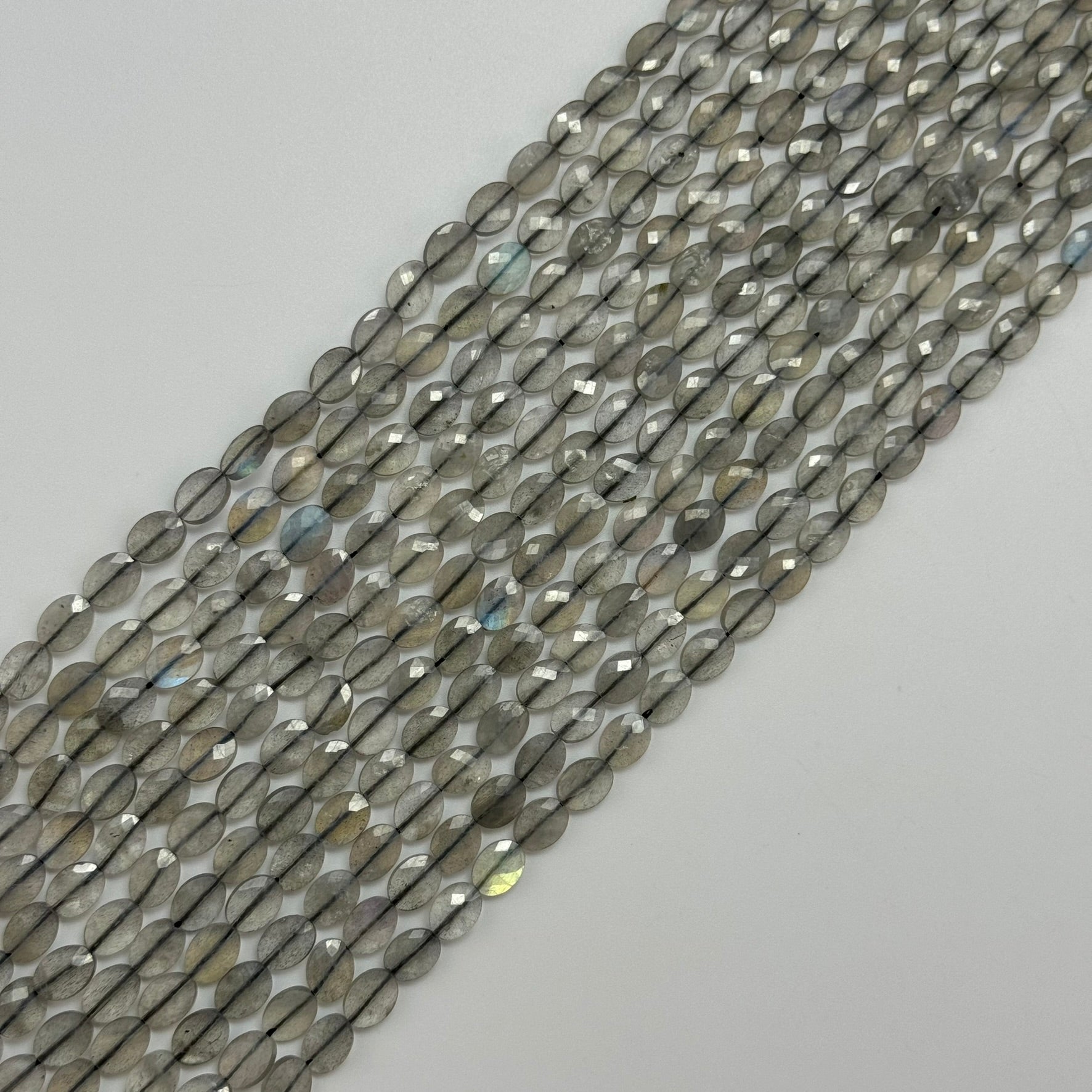 Labradorite Faceted Oval Beads (AA) image 7