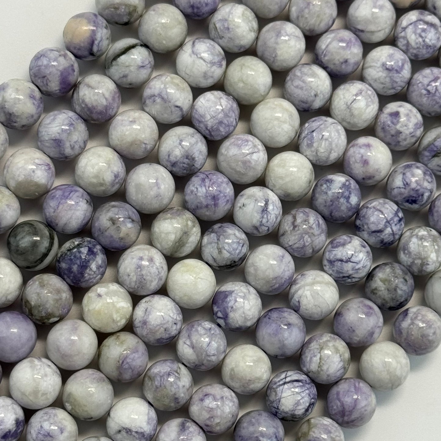 Tiffany Jasper Polished Round Beads image 4