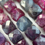 Ruby Sapphire Square Beads image 5