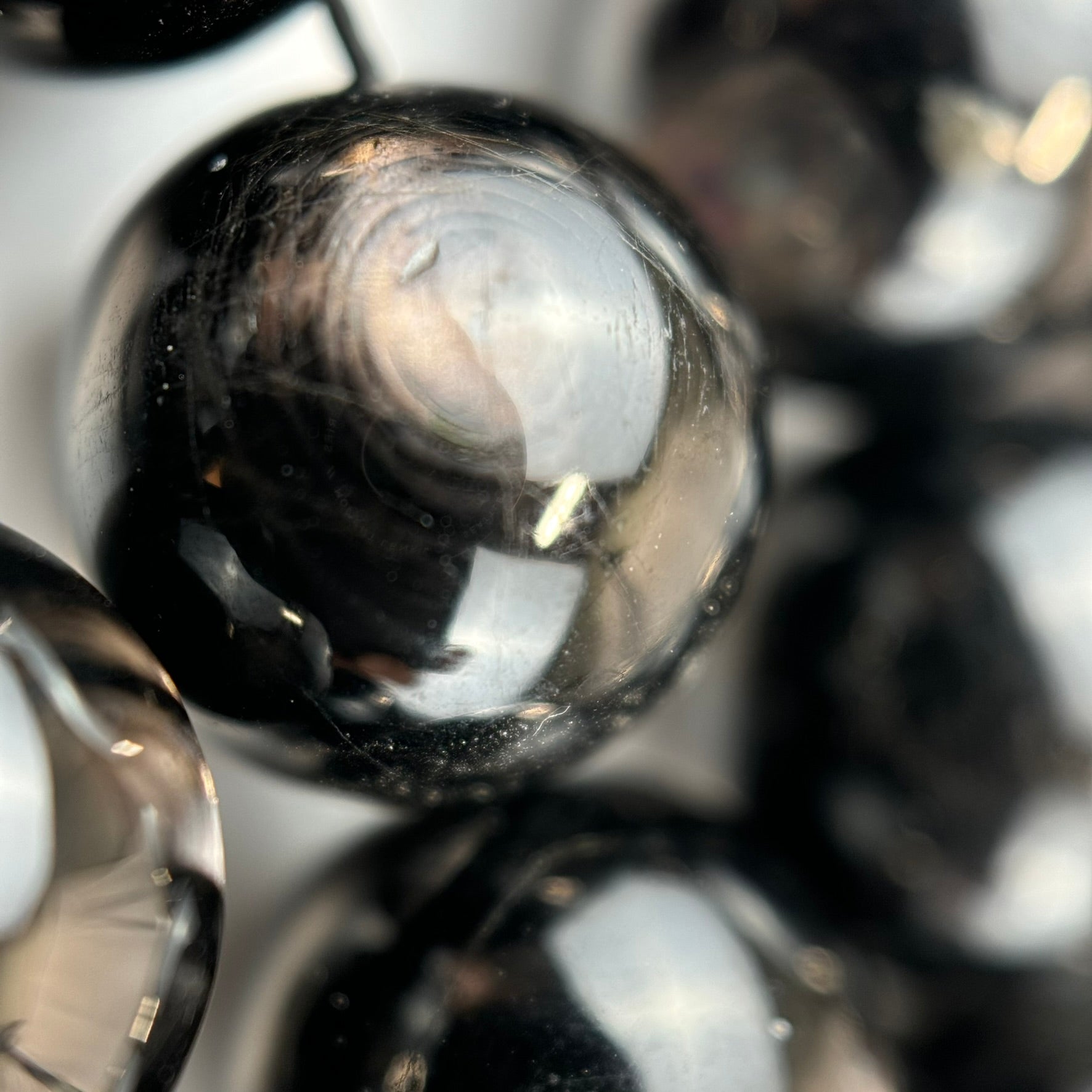 Hyperstene Polished  Round Beads image 1