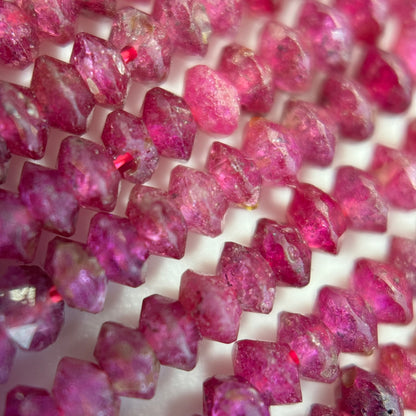 Glass Filled Ruby Space Ship Beads image 5