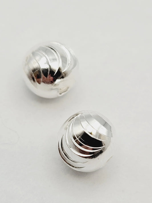 Turbo Beads | 925 Sterling Silver | 10/pkg image 0