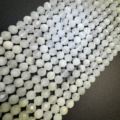 Rainbow Moonstone 6mm Facted Round Beads image 5