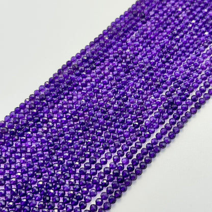 Amethyst Faceted Round Beads image 3