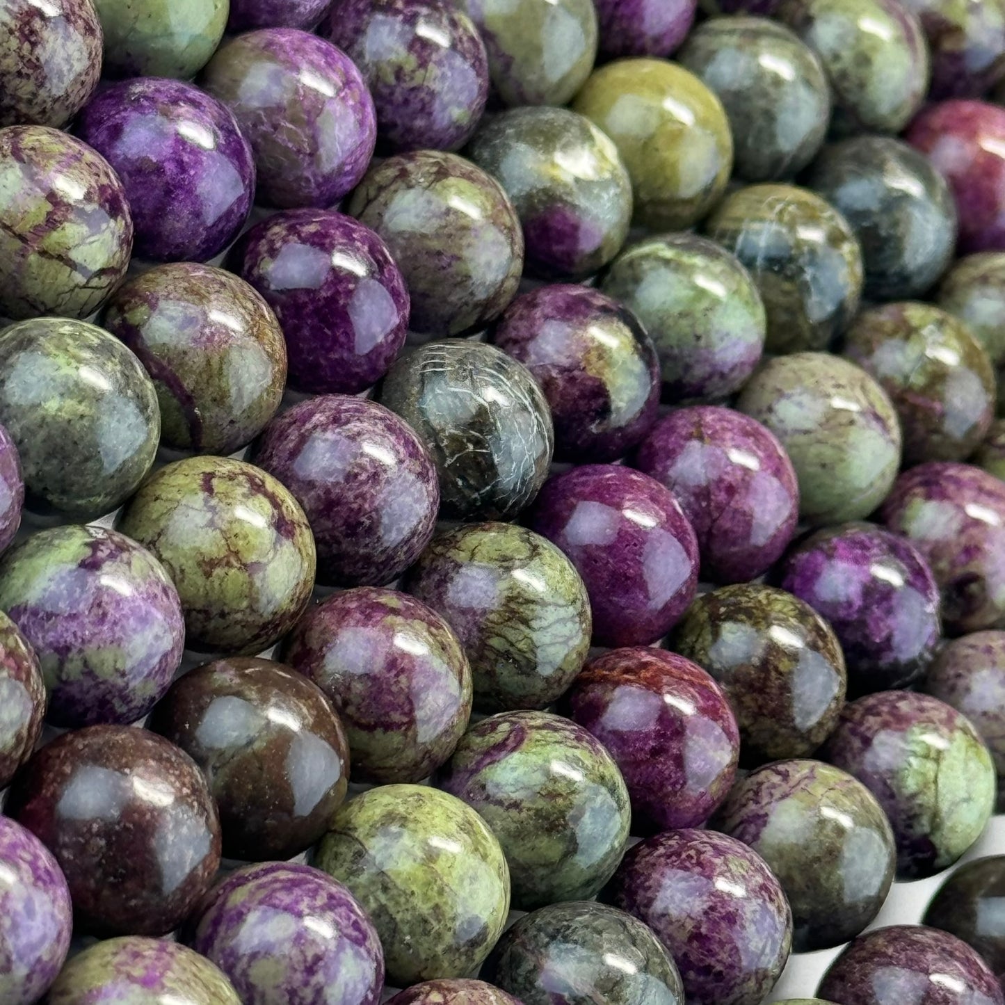 Stichtite Polished Round Beads image 3