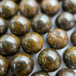 Bronzite Polished Round Beads image 2