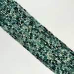 Blue Tourmaline Faceted Round Beads image 6