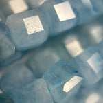 Aquamarine Square Gemstone Beads image 1
