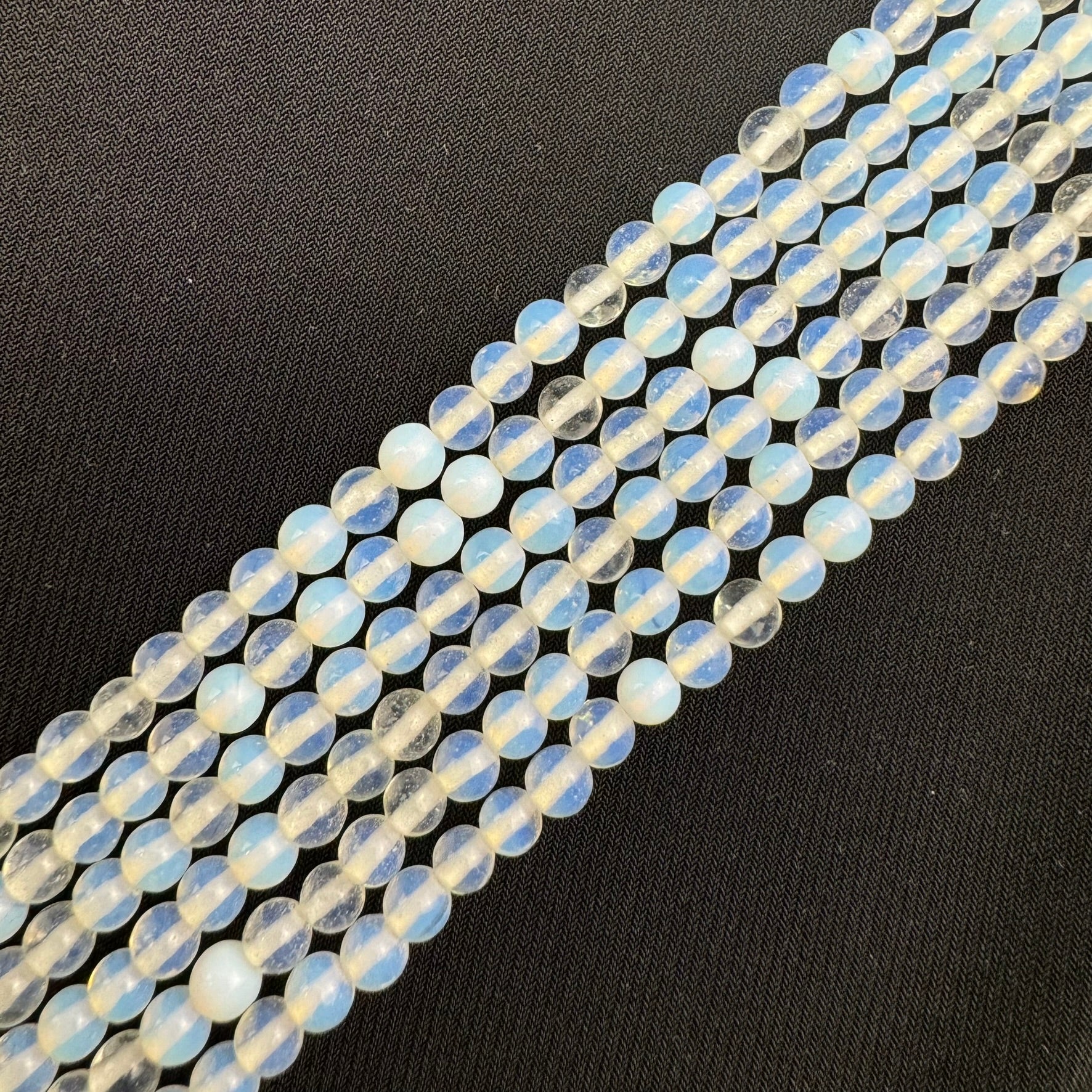 Opalite(Synthetic) Polished Round Beads image 5