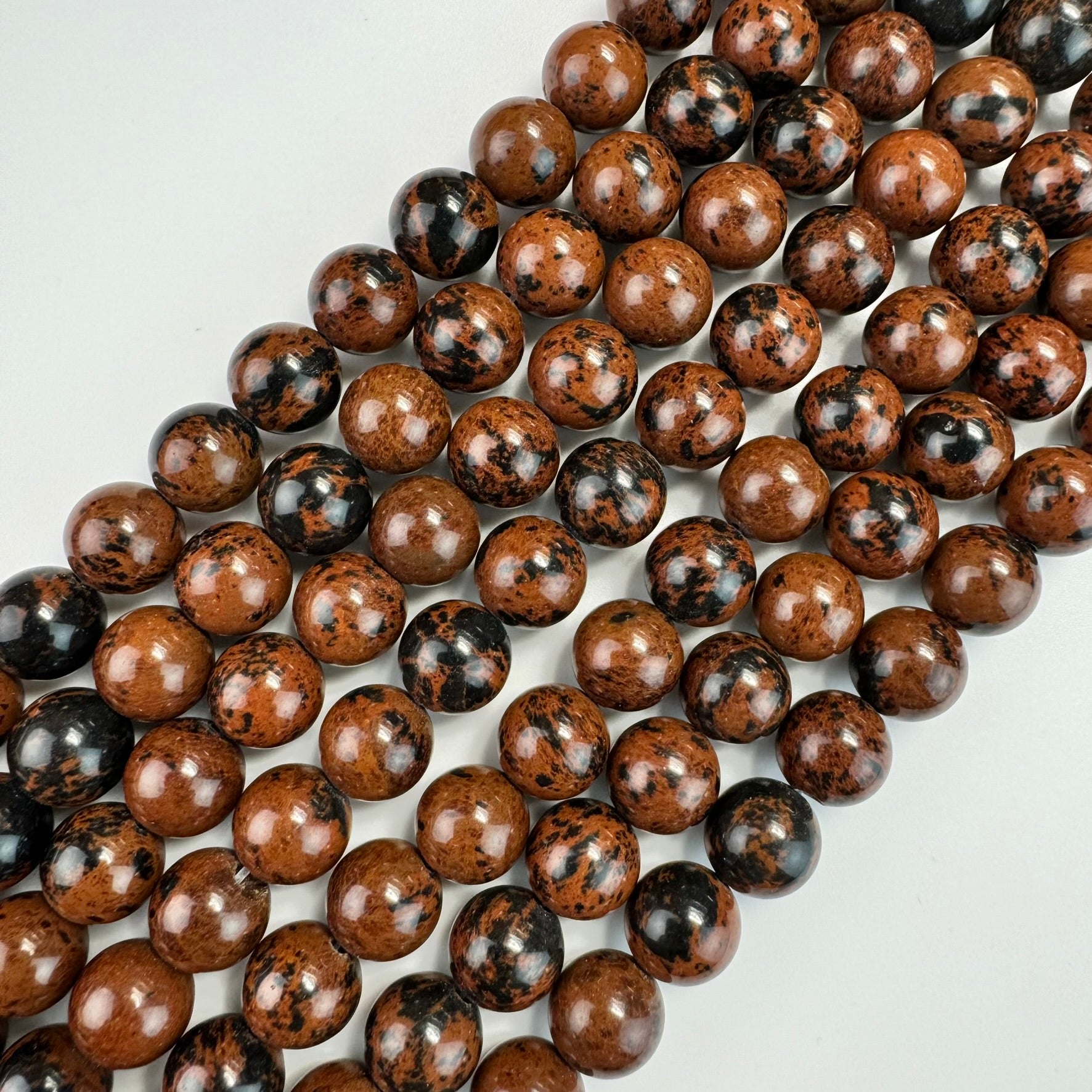 Mahogany Obsidian Polished  Round Beads image 0