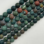 Bloodstone Frosted Round Beads image 2
