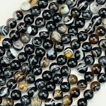 Banded Agate Polished Round Beads image 3