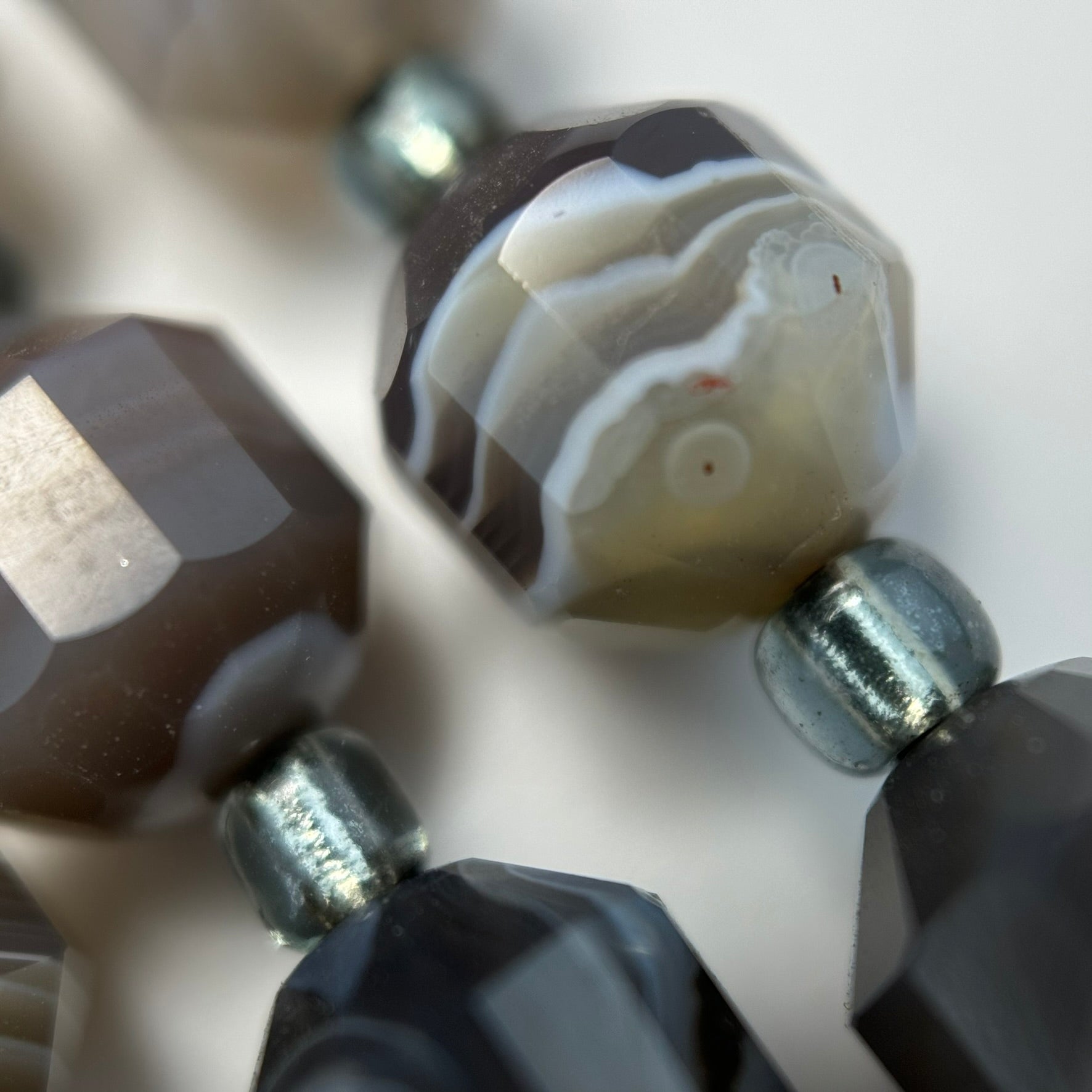 Botswana Agate Dodecahedron Beads image 2