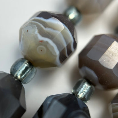 Botswana Agate Dodecahedron Beads image 2