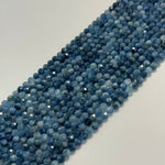 Aquamarine Faceted Round Gemstone Beads image 7