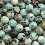 Larimar Polished  Round Beads image 5