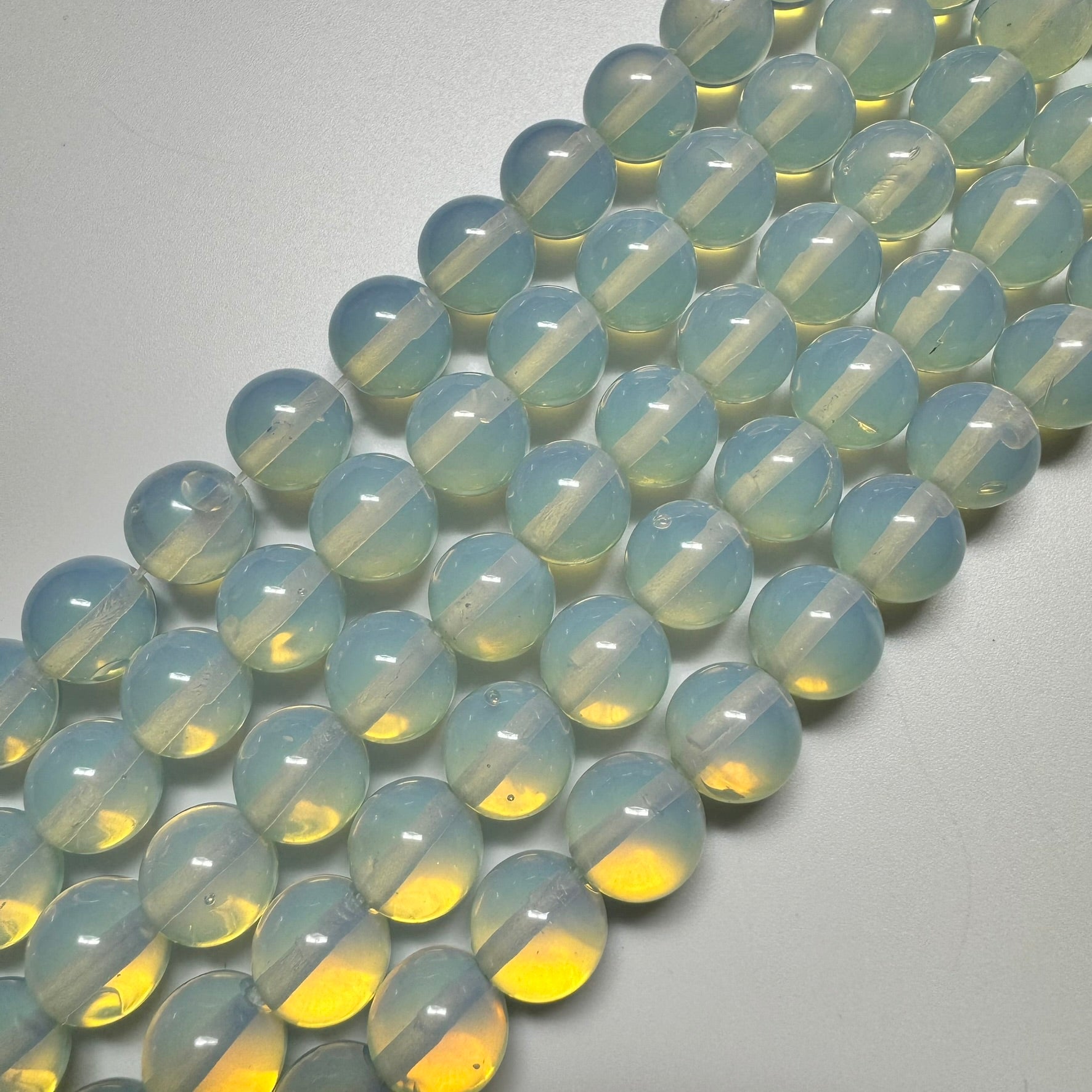 Opalite(Synthetic) Polished Round Beads image 0