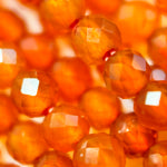 Carnelian Faceted Round Beads image 4