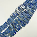 Blue Quartz Polished Blade Beads image 3