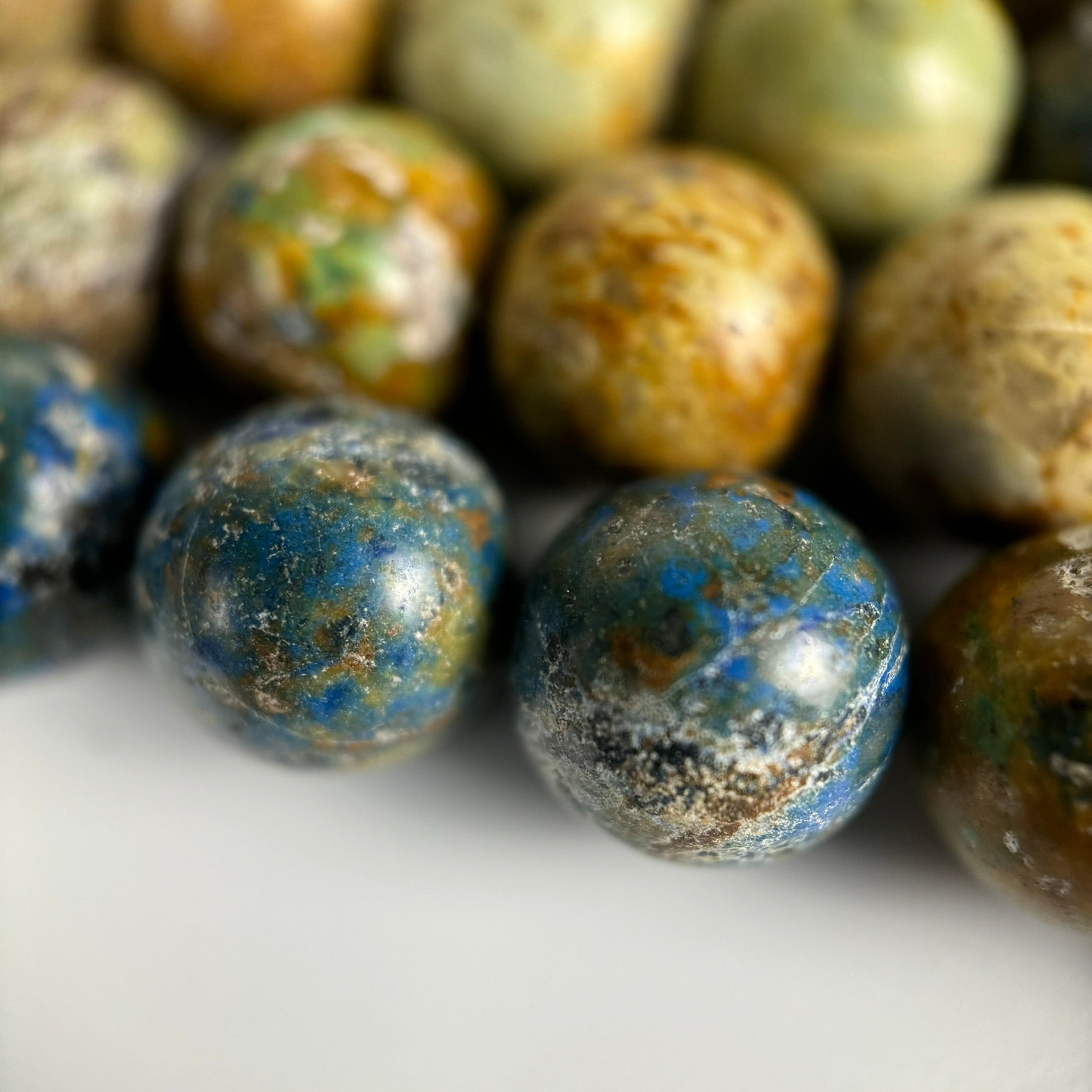Azurite Polished Round Beads image 2