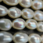 Pink, White and Peach Pearl  4x6mm image 2