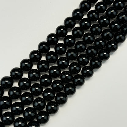 Morion Polished Round Beads image 5