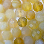 Yellow Opal Faceted Round Beads image 6
