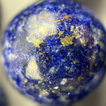 Lapis Lazuli Frosted Round Beads image 1