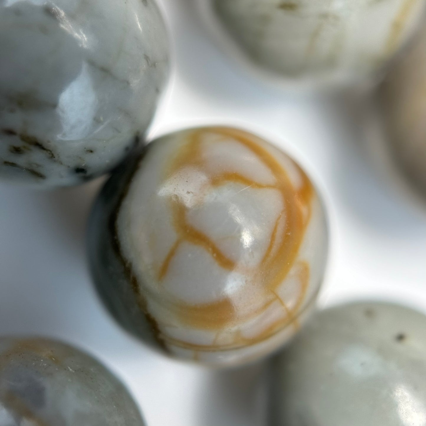 Picasso Jasper Polished Round Beads image 2