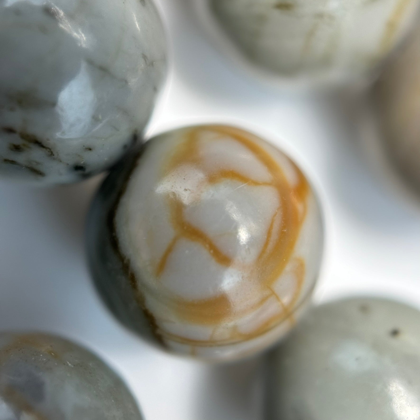 Picasso Jasper Polished Round Beads image 2