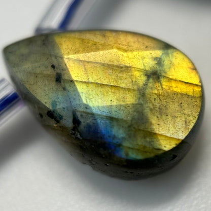 Labradorite Faceted Pear Shape Beads image 7