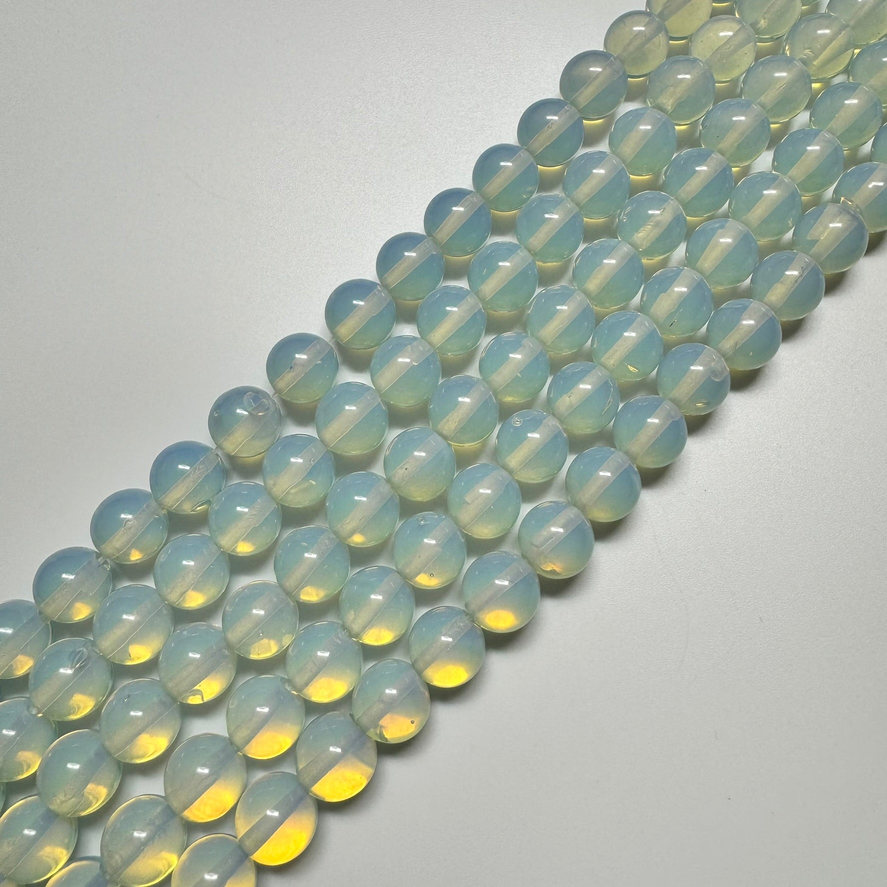 Opalite(Synthetic) Polished Round Beads image 3