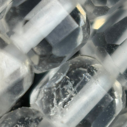Clear Quartz Square Beads image 1