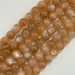 Sunstone & Moonstone Polished  Round Beads image 4