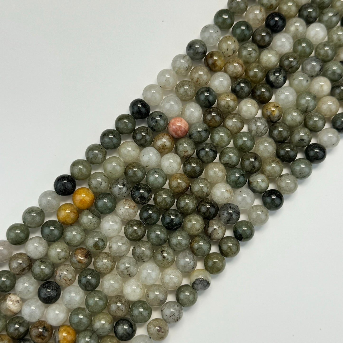 Chlorite Quartz Polished Round Beads image 7