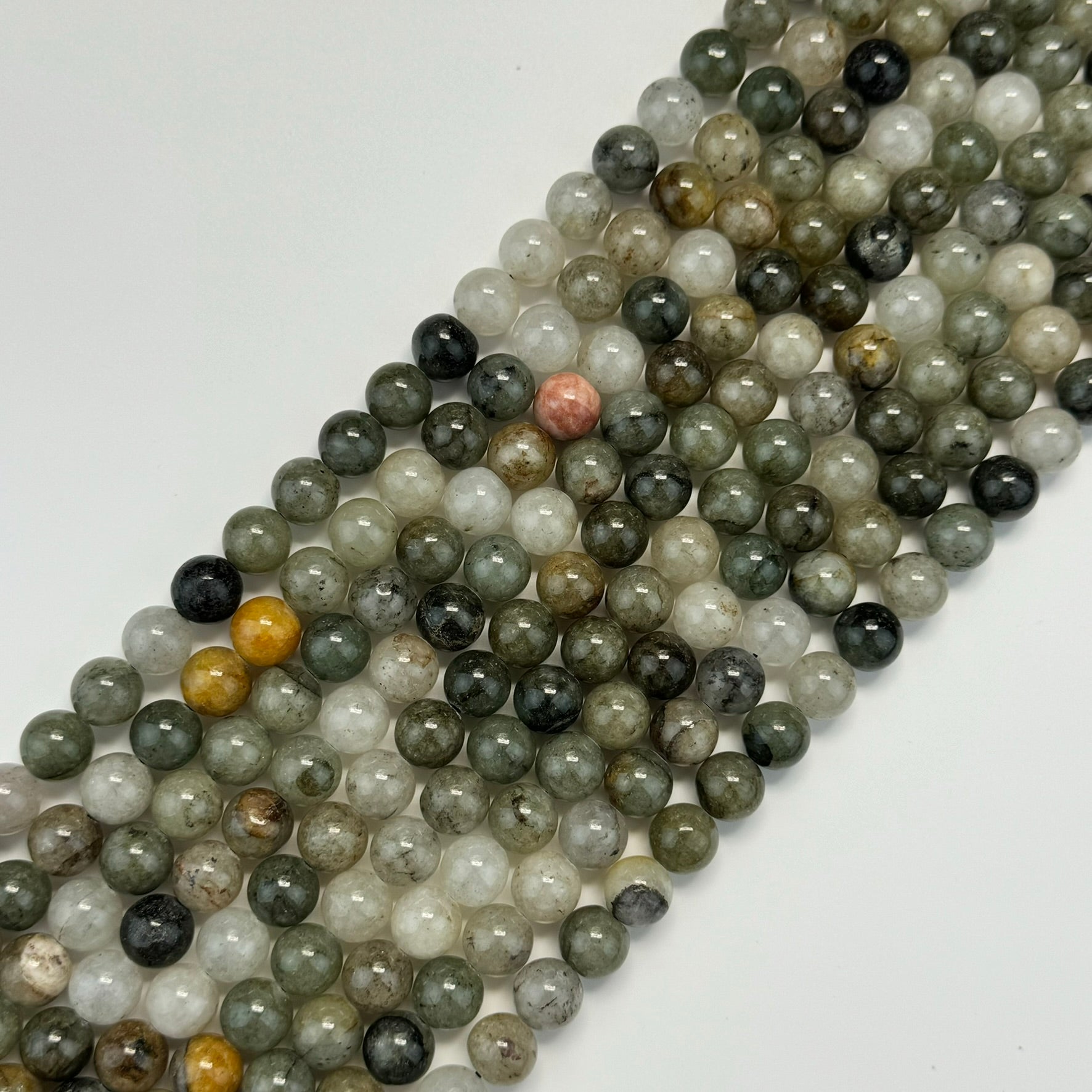 Chlorite Quartz Polished Round Beads image 7