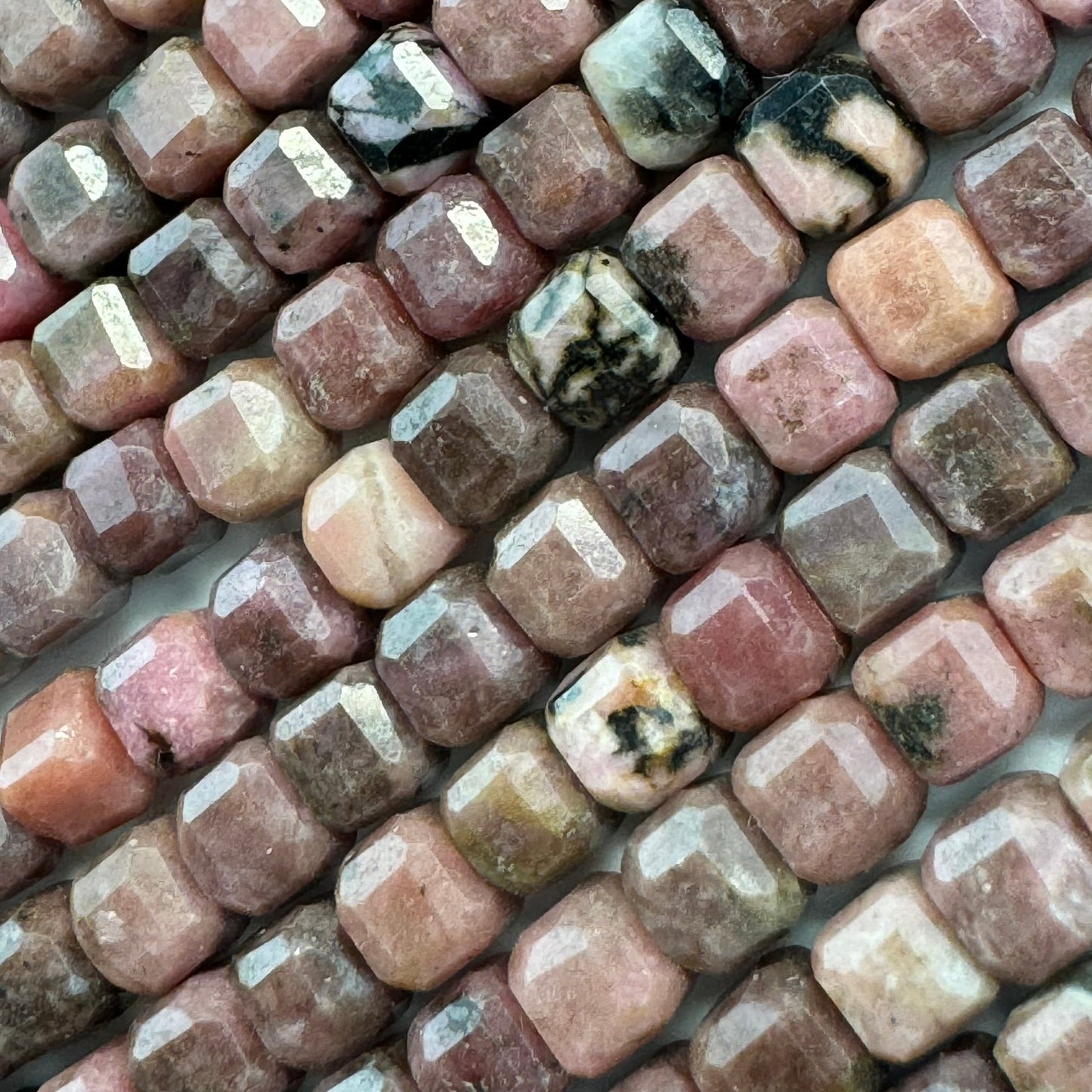 Rhodonite Square Beads image 2