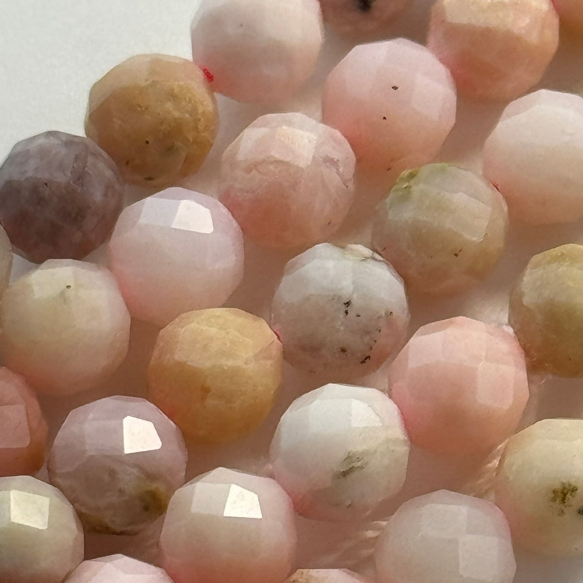 Opal Faceted Round Beads image 1