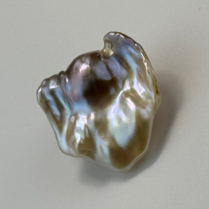 Souffle Pink & Golden Freshwater Pearl (AAA Quality) image 2