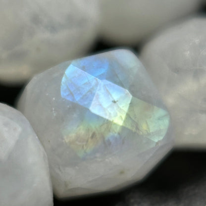 Rainbow Moonstone Square Beads image 2