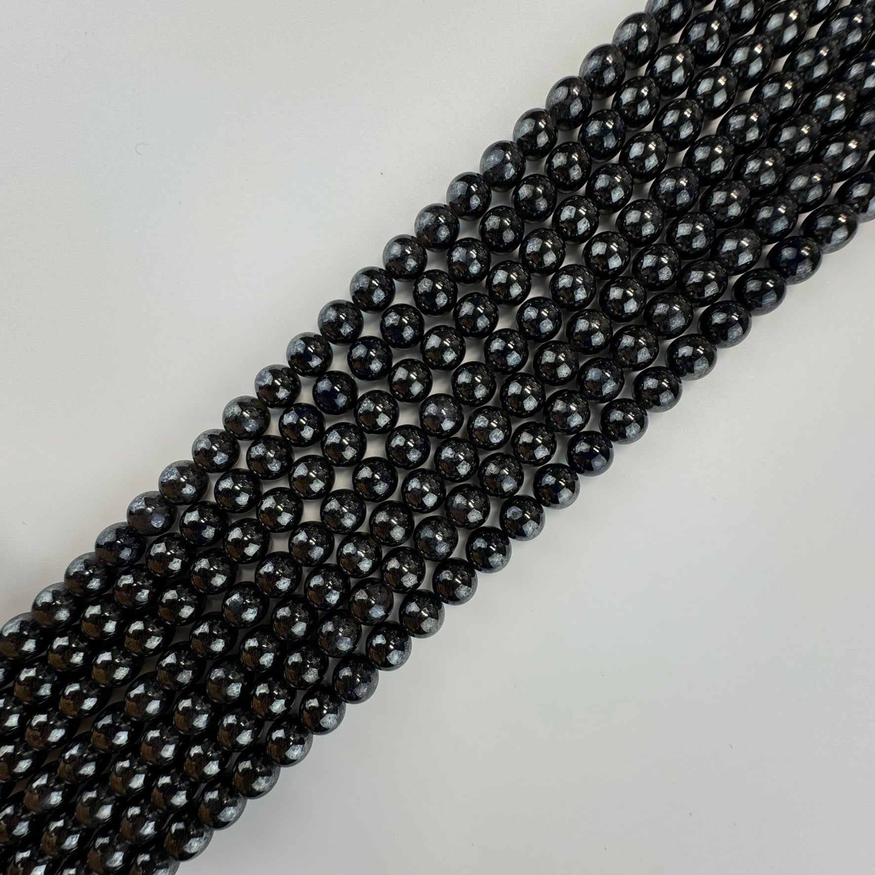 Metallic Shattuckite Polished Round Beads (10mm) - Most Rare Gemstone image 2